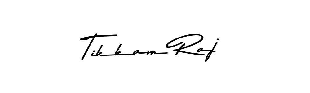 How to make Tikkam Raj signature? Asem Kandis PERSONAL USE is a professional autograph style. Create handwritten signature for Tikkam Raj name. Tikkam Raj signature style 9 images and pictures png