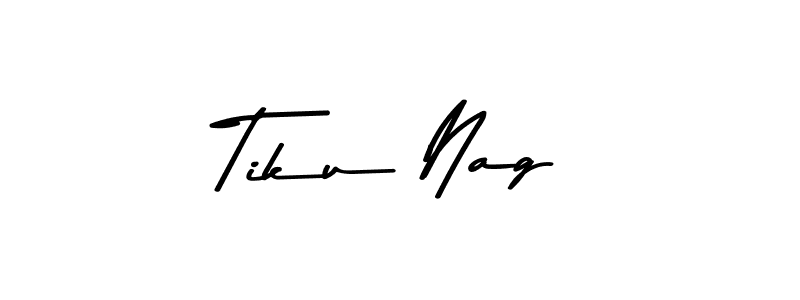 The best way (Asem Kandis PERSONAL USE) to make a short signature is to pick only two or three words in your name. The name Tiku Nag include a total of six letters. For converting this name. Tiku Nag signature style 9 images and pictures png