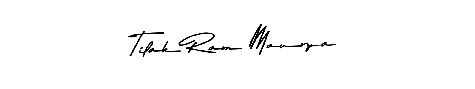 Similarly Asem Kandis PERSONAL USE is the best handwritten signature design. Signature creator online .You can use it as an online autograph creator for name Tilak Ram Maurya. Tilak Ram Maurya signature style 9 images and pictures png