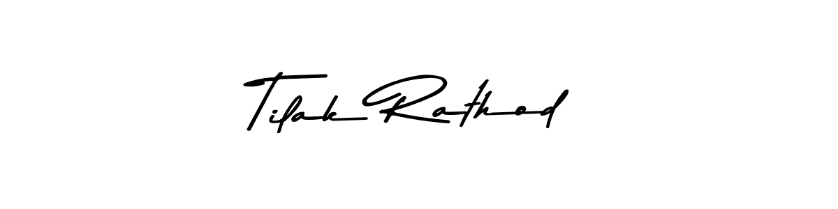 You should practise on your own different ways (Asem Kandis PERSONAL USE) to write your name (Tilak Rathod) in signature. don't let someone else do it for you. Tilak Rathod signature style 9 images and pictures png