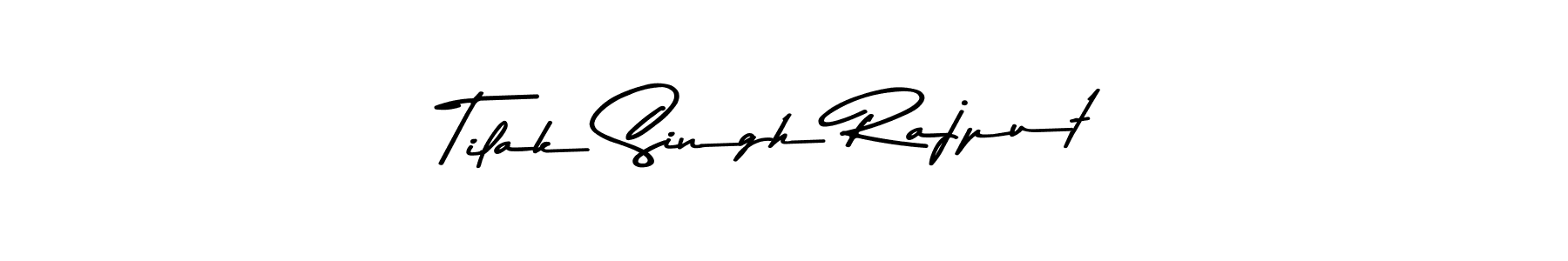 The best way (Asem Kandis PERSONAL USE) to make a short signature is to pick only two or three words in your name. The name Tilak Singh Rajput include a total of six letters. For converting this name. Tilak Singh Rajput signature style 9 images and pictures png