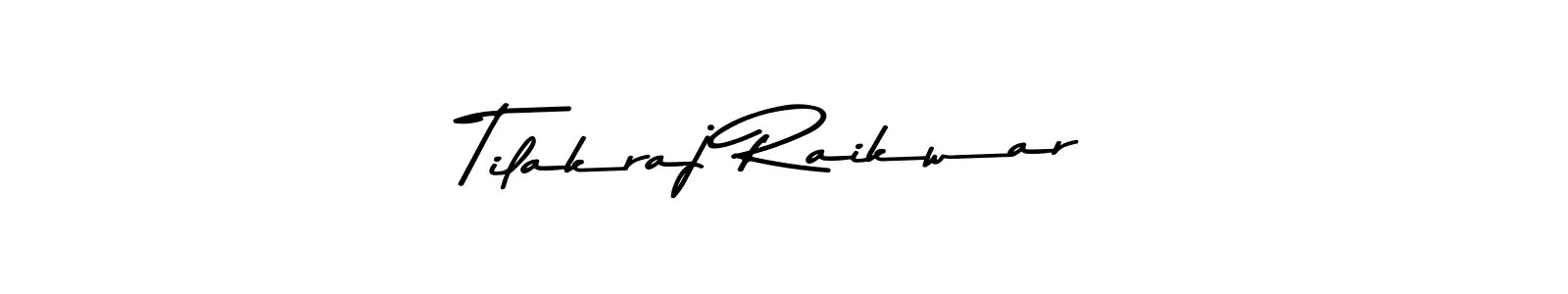 You should practise on your own different ways (Asem Kandis PERSONAL USE) to write your name (Tilakraj Raikwar) in signature. don't let someone else do it for you. Tilakraj Raikwar signature style 9 images and pictures png