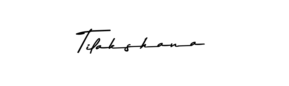 How to make Tilakshana name signature. Use Asem Kandis PERSONAL USE style for creating short signs online. This is the latest handwritten sign. Tilakshana signature style 9 images and pictures png