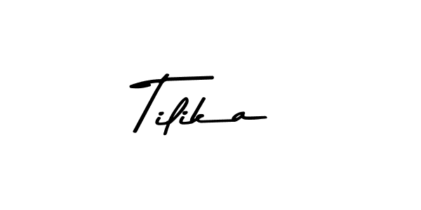 This is the best signature style for the Tilika name. Also you like these signature font (Asem Kandis PERSONAL USE). Mix name signature. Tilika signature style 9 images and pictures png