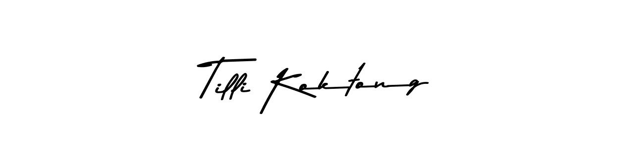 Once you've used our free online signature maker to create your best signature Asem Kandis PERSONAL USE style, it's time to enjoy all of the benefits that Tilli Koktong name signing documents. Tilli Koktong signature style 9 images and pictures png