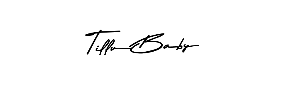 Also You can easily find your signature by using the search form. We will create Tillu Baby name handwritten signature images for you free of cost using Asem Kandis PERSONAL USE sign style. Tillu Baby signature style 9 images and pictures png