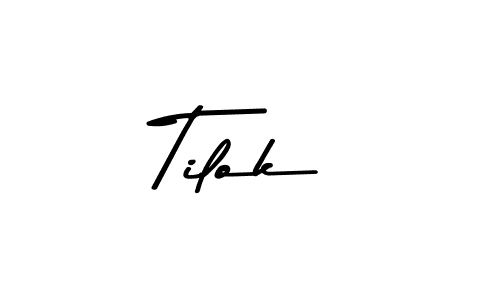 Here are the top 10 professional signature styles for the name Tilok. These are the best autograph styles you can use for your name. Tilok signature style 9 images and pictures png