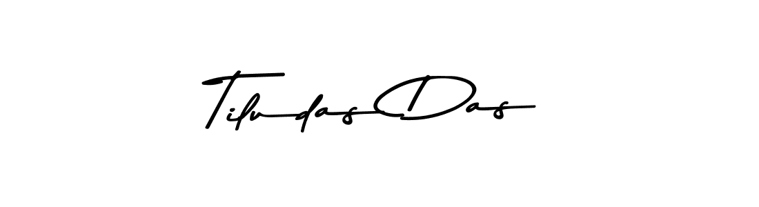 The best way (Asem Kandis PERSONAL USE) to make a short signature is to pick only two or three words in your name. The name Tiludas Das include a total of six letters. For converting this name. Tiludas Das signature style 9 images and pictures png