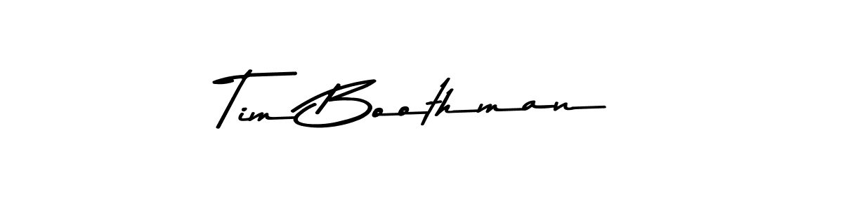 Design your own signature with our free online signature maker. With this signature software, you can create a handwritten (Asem Kandis PERSONAL USE) signature for name Tim Boothman. Tim Boothman signature style 9 images and pictures png