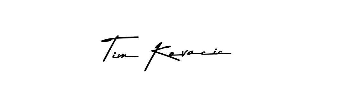 Also You can easily find your signature by using the search form. We will create Tim Kovacic name handwritten signature images for you free of cost using Asem Kandis PERSONAL USE sign style. Tim Kovacic signature style 9 images and pictures png