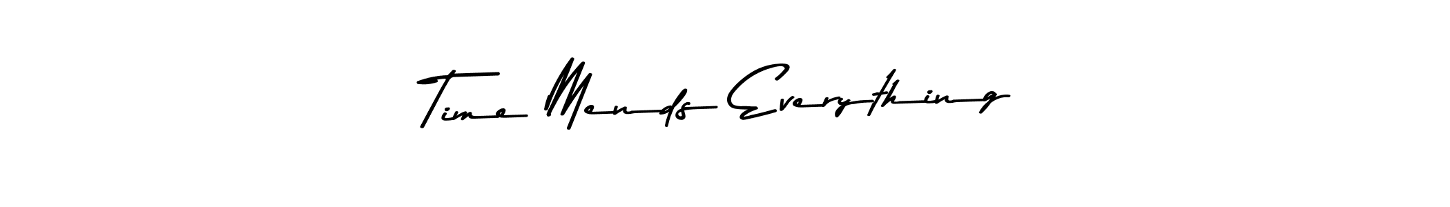 Make a beautiful signature design for name Time Mends Everything. Use this online signature maker to create a handwritten signature for free. Time Mends Everything signature style 9 images and pictures png
