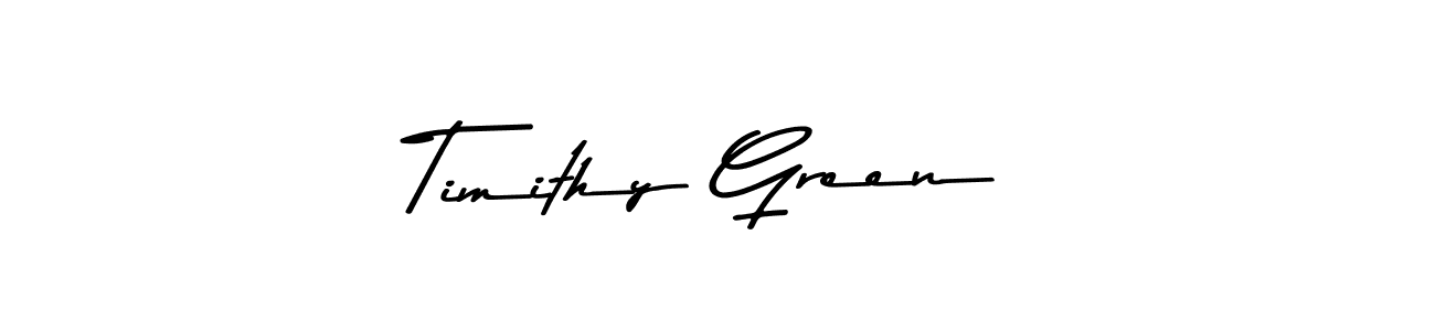 Use a signature maker to create a handwritten signature online. With this signature software, you can design (Asem Kandis PERSONAL USE) your own signature for name Timithy Green. Timithy Green signature style 9 images and pictures png