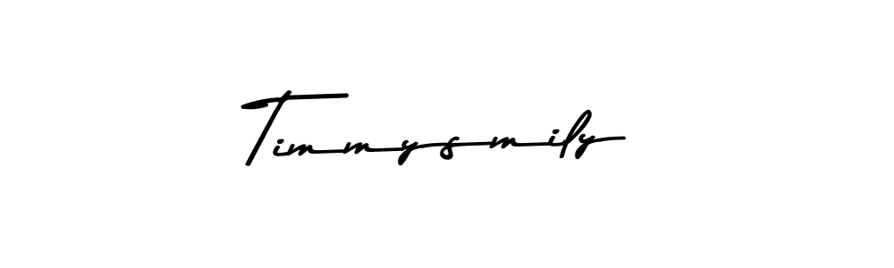 Timmysmily stylish signature style. Best Handwritten Sign (Asem Kandis PERSONAL USE) for my name. Handwritten Signature Collection Ideas for my name Timmysmily. Timmysmily signature style 9 images and pictures png