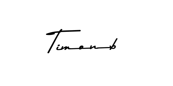 Use a signature maker to create a handwritten signature online. With this signature software, you can design (Asem Kandis PERSONAL USE) your own signature for name Timonb. Timonb signature style 9 images and pictures png