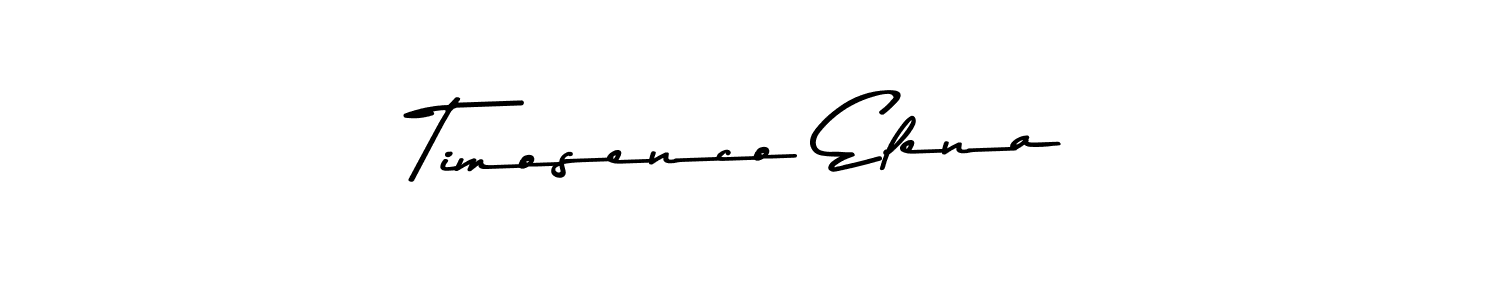 Make a beautiful signature design for name Timosenco Elena. With this signature (Asem Kandis PERSONAL USE) style, you can create a handwritten signature for free. Timosenco Elena signature style 9 images and pictures png