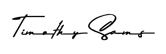 Try this chic Timothy Sams handwritten sign style. Using Asem Kandis PERSONAL USE font elements, it gives your name a sleek, memorable identity. Timothy Sams signature style 9 images and pictures png