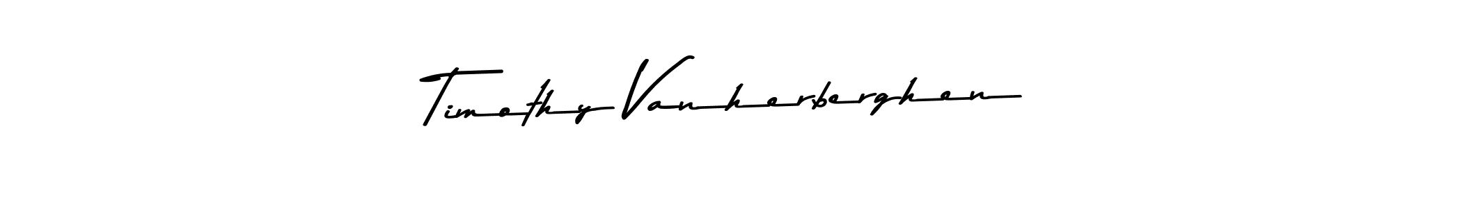 Asem Kandis PERSONAL USE is a professional signature style that is perfect for those who want to add a touch of class to their signature. It is also a great choice for those who want to make their signature more unique. Get Timothy Vanherberghen name to fancy signature for free. Timothy Vanherberghen signature style 9 images and pictures png