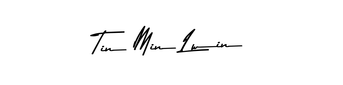 The best way (Asem Kandis PERSONAL USE) to make a short signature is to pick only two or three words in your name. The name Tin Min Lwin include a total of six letters. For converting this name. Tin Min Lwin signature style 9 images and pictures png