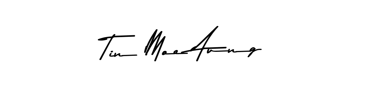 The best way (Asem Kandis PERSONAL USE) to make a short signature is to pick only two or three words in your name. The name Tin Moe Aung include a total of six letters. For converting this name. Tin Moe Aung signature style 9 images and pictures png