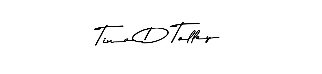 This is the best signature style for the Tina D Tolley name. Also you like these signature font (Asem Kandis PERSONAL USE). Mix name signature. Tina D Tolley signature style 9 images and pictures png