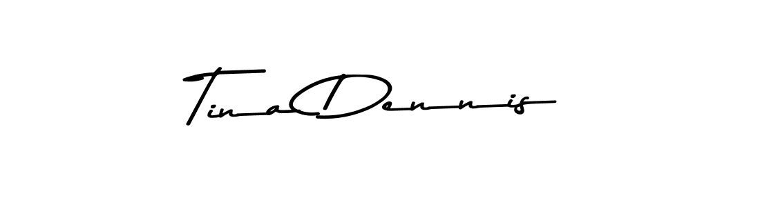 Tina Dennis stylish signature style. Best Handwritten Sign (Asem Kandis PERSONAL USE) for my name. Handwritten Signature Collection Ideas for my name Tina Dennis. Tina Dennis signature style 9 images and pictures png