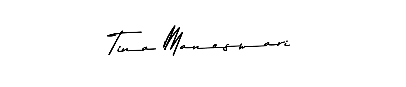 Design your own signature with our free online signature maker. With this signature software, you can create a handwritten (Asem Kandis PERSONAL USE) signature for name Tina Maneswari. Tina Maneswari signature style 9 images and pictures png