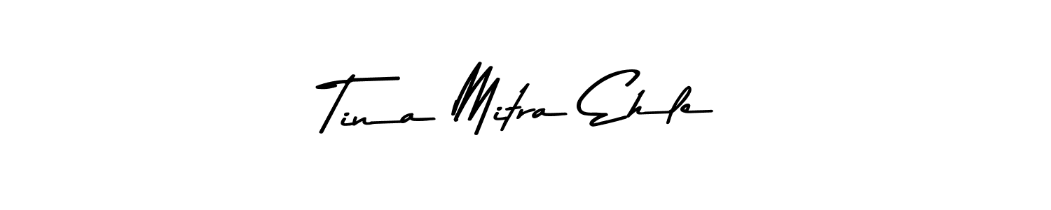 Tina Mitra Ehle stylish signature style. Best Handwritten Sign (Asem Kandis PERSONAL USE) for my name. Handwritten Signature Collection Ideas for my name Tina Mitra Ehle. Tina Mitra Ehle signature style 9 images and pictures png