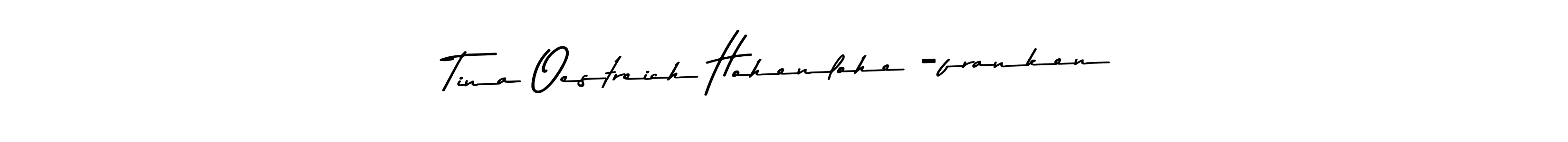 See photos of Tina Oestreich Hohenlohe -franken official signature by Spectra . Check more albums & portfolios. Read reviews & check more about Asem Kandis PERSONAL USE font. Tina Oestreich Hohenlohe -franken signature style 9 images and pictures png