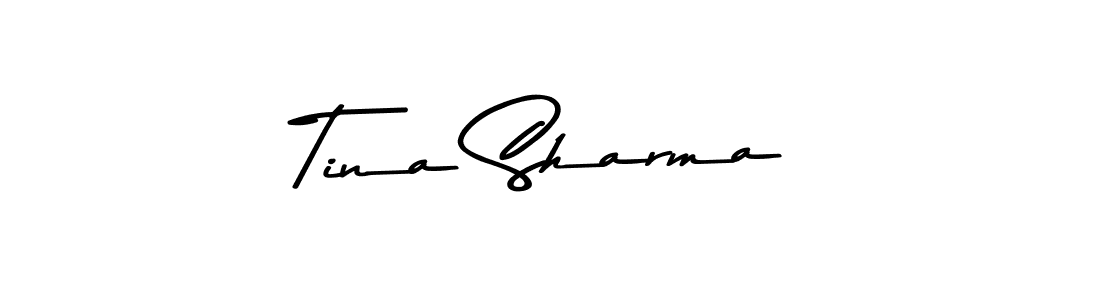 Use a signature maker to create a handwritten signature online. With this signature software, you can design (Asem Kandis PERSONAL USE) your own signature for name Tina Sharma. Tina Sharma signature style 9 images and pictures png