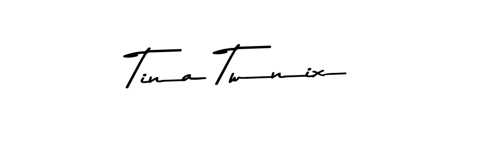 Create a beautiful signature design for name Tina Twnix. With this signature (Asem Kandis PERSONAL USE) fonts, you can make a handwritten signature for free. Tina Twnix signature style 9 images and pictures png