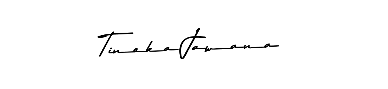 The best way (Asem Kandis PERSONAL USE) to make a short signature is to pick only two or three words in your name. The name Tineka Jawana include a total of six letters. For converting this name. Tineka Jawana signature style 9 images and pictures png