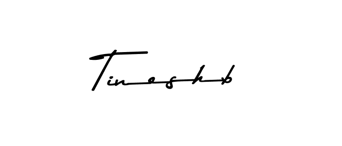 How to Draw Tineshb signature style? Asem Kandis PERSONAL USE is a latest design signature styles for name Tineshb. Tineshb signature style 9 images and pictures png