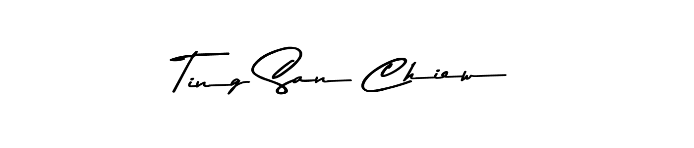 Also You can easily find your signature by using the search form. We will create Ting San Chiew name handwritten signature images for you free of cost using Asem Kandis PERSONAL USE sign style. Ting San Chiew signature style 9 images and pictures png