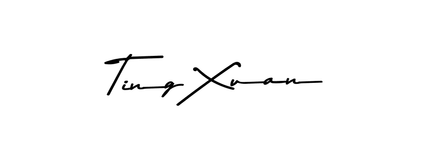 Ting Xuan stylish signature style. Best Handwritten Sign (Asem Kandis PERSONAL USE) for my name. Handwritten Signature Collection Ideas for my name Ting Xuan. Ting Xuan signature style 9 images and pictures png