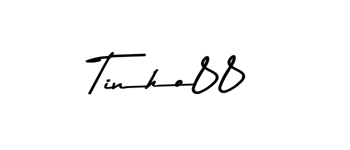 Use a signature maker to create a handwritten signature online. With this signature software, you can design (Asem Kandis PERSONAL USE) your own signature for name Tinho88. Tinho88 signature style 9 images and pictures png