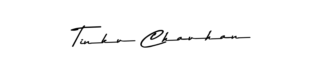 Design your own signature with our free online signature maker. With this signature software, you can create a handwritten (Asem Kandis PERSONAL USE) signature for name Tinku Chauhan. Tinku Chauhan signature style 9 images and pictures png