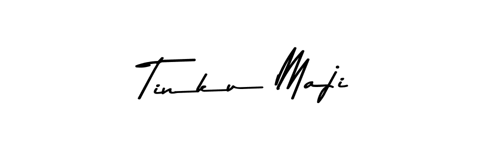 Create a beautiful signature design for name Tinku Maji. With this signature (Asem Kandis PERSONAL USE) fonts, you can make a handwritten signature for free. Tinku Maji signature style 9 images and pictures png