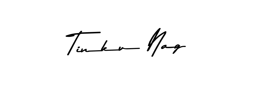 Make a beautiful signature design for name Tinku Nag. With this signature (Asem Kandis PERSONAL USE) style, you can create a handwritten signature for free. Tinku Nag signature style 9 images and pictures png