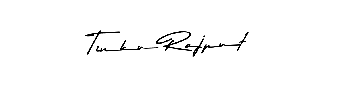 Make a beautiful signature design for name Tinku Rajput. With this signature (Asem Kandis PERSONAL USE) style, you can create a handwritten signature for free. Tinku Rajput signature style 9 images and pictures png