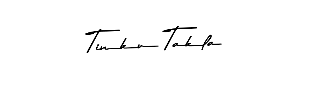 Make a beautiful signature design for name Tinku Takla. With this signature (Asem Kandis PERSONAL USE) style, you can create a handwritten signature for free. Tinku Takla signature style 9 images and pictures png