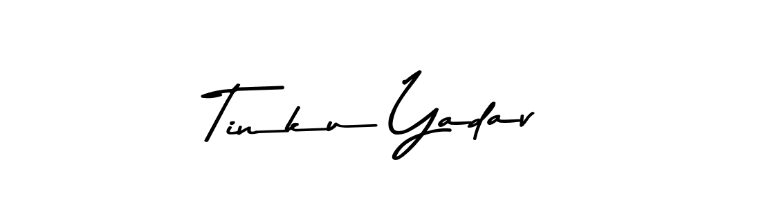 Use a signature maker to create a handwritten signature online. With this signature software, you can design (Asem Kandis PERSONAL USE) your own signature for name Tinku Yadav. Tinku Yadav signature style 9 images and pictures png