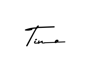 Make a beautiful signature design for name Tino. With this signature (Asem Kandis PERSONAL USE) style, you can create a handwritten signature for free. Tino signature style 9 images and pictures png