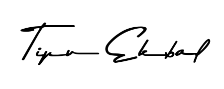 Achieve flawless digital penmanship with Tipu Ekbal name in Asem Kandis PERSONAL USE font. The perfect tool for creating online signatures. Tipu Ekbal signature style 9 images and pictures png