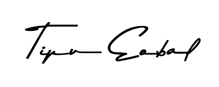 The Asem Kandis PERSONAL USE handwriting style adds charm and authenticity to name Tipu Eobal. A wonderful choice for personal thank-you notes. Tipu Eobal signature style 9 images and pictures png