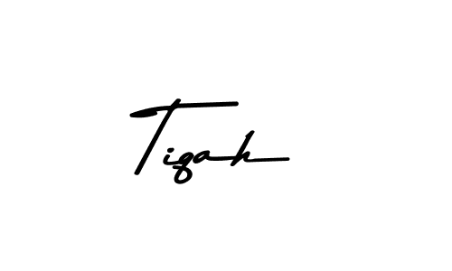 Also we have Tiqah name is the best signature style. Create professional handwritten signature collection using Asem Kandis PERSONAL USE autograph style. Tiqah signature style 9 images and pictures png