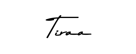 Elevate your brand with a stunning Tiraa eSignature. The Asem Kandis PERSONAL USE style provides a balanced, flowing aesthetic for everyday signing. Tiraa signature style 9 images and pictures png