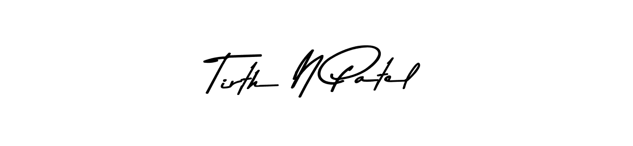 if you are searching for the best signature style for your name Tirth N Patel. so please give up your signature search. here we have designed multiple signature styles  using Asem Kandis PERSONAL USE. Tirth N Patel signature style 9 images and pictures png