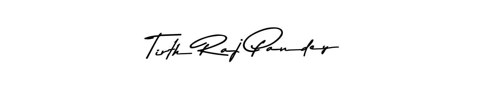 Make a beautiful signature design for name Tirth Raj Pandey. With this signature (Asem Kandis PERSONAL USE) style, you can create a handwritten signature for free. Tirth Raj Pandey signature style 9 images and pictures png