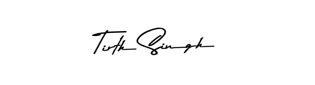The best way (Asem Kandis PERSONAL USE) to make a short signature is to pick only two or three words in your name. The name Tirth Singh include a total of six letters. For converting this name. Tirth Singh signature style 9 images and pictures png