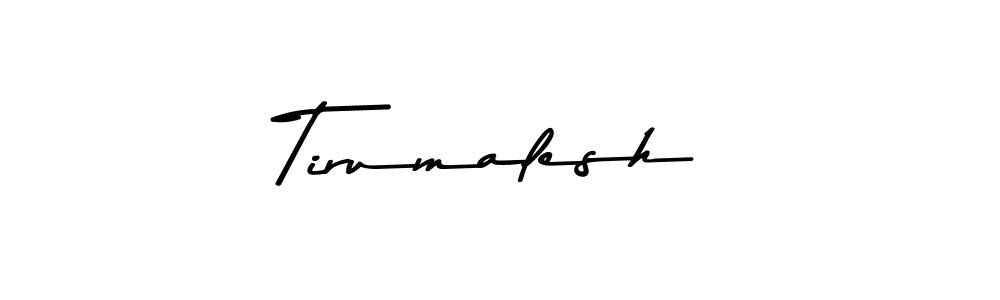 Tirumalesh stylish signature style. Best Handwritten Sign (Asem Kandis PERSONAL USE) for my name. Handwritten Signature Collection Ideas for my name Tirumalesh. Tirumalesh signature style 9 images and pictures png